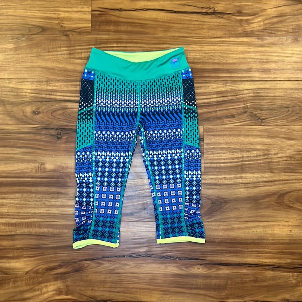Very good condition Blue and green leggings